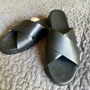Madewell Leather Slides (Louisa)